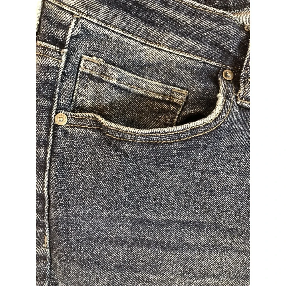 Max Studio Indigo Jeans Women's‎ Size 18W Denim Blue High Rise Slim Straight Leg